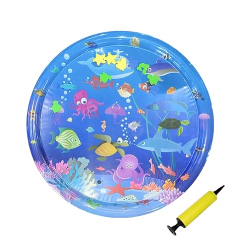 Wassersensorische Matte Katze für Haustiere, Verdickte Wassersensor Spielmatte für Haustiere, Hund Kühlmatte mit Pumpe, Komfort Gewässer Sensorische Spielmatten Aufblasbar, Faltbare Waschbare Wassersensorische Matte Katze für Haustiere, Verdickte Wassersensor Spielmatte für Haustiere, Hund Kühlmatte mit Pumpe, Komfort Gewässer Sensorische Spielmatten Aufblasbar, Faltbare Waschbare von kinrguiyuez