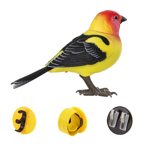 kinrguiyuez Elektronisches Vogelspielzeug Für Kinder, Interaktives Vogelspielzeug Mit Zwitschern Und Musik, Elektrisches Schreibtisch Haustier Für Alle von kinrguiyuez