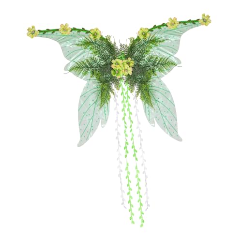 kinrguiyuez Feenflügel | Feenkostüm für Erwachsene - Für Halloween Fasching Weihnachten Bühnenauftritte Cosplay kinrguiyuez Feenflügel | Feenkostüm für Erwachsene - Für Halloween Fasching Weihnachten Bühnenauftritte Cosplay von kinrguiyuez
