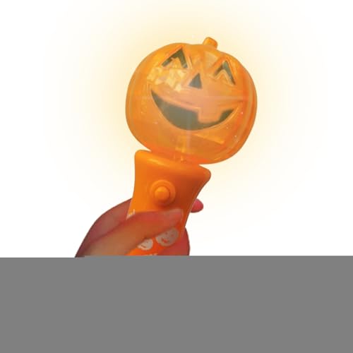 kinrguiyuez Leuchtender Halloween- – Halloween-Kürbis-Form Cheer Light Wand – Kürbisform Cheer Lighting Concert Carnival Lighting Stick von kinrguiyuez