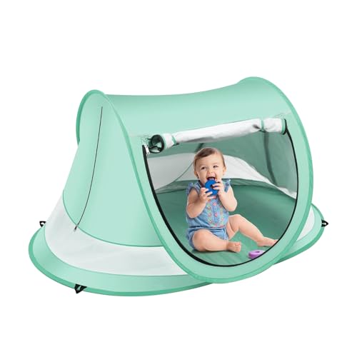 kinrguiyuez Pop Up Baby Zelt | Spielkuppel | Tragbar Wasserdichtes Baby Strandzelt Für Outdoor Garten Pool Picknick Urlaub Reisen von kinrguiyuez