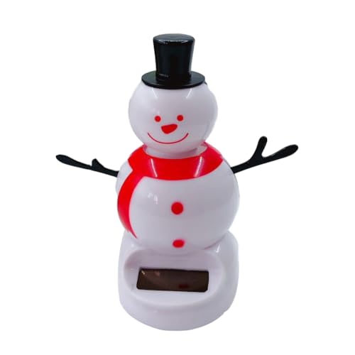 kinrguiyuez Weihnachts-Solar-Tanzspielzeug | Weihnachtsauto-Dekorationen Solar-Spielzeug-Puppe - Niedliche Auto-Armaturenbrett-Ornamente, Auto-schwingendes Tanzspielzeug, Auto-Ornament-Zubehör von kinrguiyuez