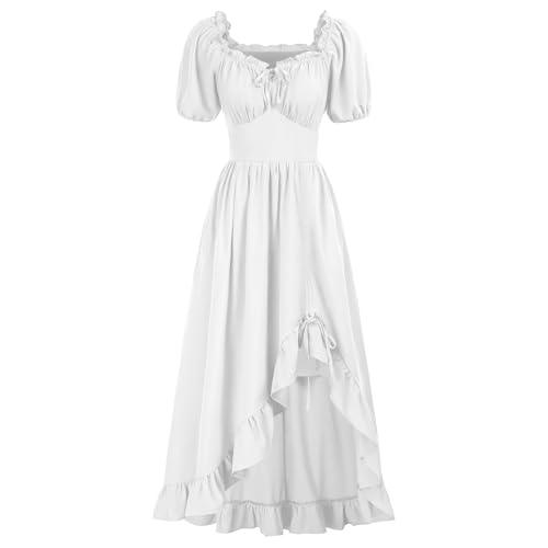kinstell Viktorianisches Damenkleid, gerüscht, Renaissance-Kleid, Mittelalter-Kostüm, Korsett, Maxikleid von kinstell