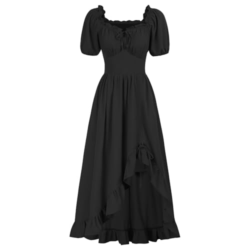 kinstell Viktorianisches Damenkleid, gerüscht, Renaissance-Kleid, Mittelalter-Kostüm, Korsett, Maxikleid kinstell Viktorianisches Damenkleid, gerüscht, Renaissance-Kleid, Mittelalter-Kostüm, Korsett, Maxikleid von kinstell