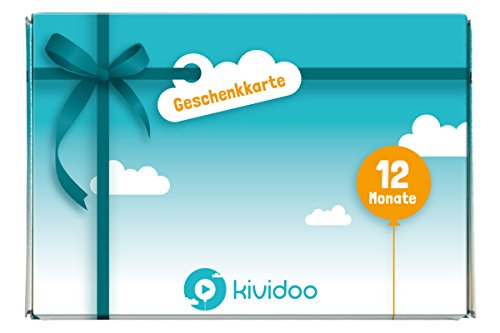 kividoo Geschenkgutschein Box | Kinder Hörspiele, Serien und Filme jederzeit auf Abruf | 12 Monate gültig von kividoo