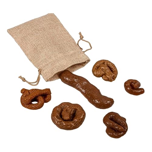 klxgMM Künstlicher Kot, weich, realistisch, mit Tasche, Witz, lustiges Spielzeug für Aprilscherz, 6 Stück klxgMM Künstlicher Kot, weich, realistisch, mit Tasche, Witz, lustiges Spielzeug für Aprilscherz, 6 Stück von klxgMM