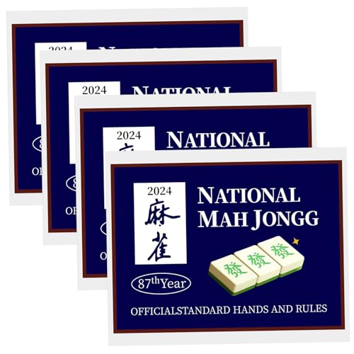 klxgMM Mahjong -Karten 2024 4PCS Blue National Mahjong Karten offizielle Standardhände und Regeln 2024 großer Druck Scorecard2024 klxgMM Mahjong -Karten 2024 4PCS Blue National Mahjong Karten offizielle Standardhände und Regeln 2024 großer Druck Scorecard2024 von klxgMM