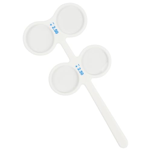 klxgMM Optischer Flipper, 4 Objektivoptometrie Kunststoff Flip Lens Eye Trainer Occluder -Optometrie -Geräte, ± 0, 25DVision -Werkzeuge von klxgMM