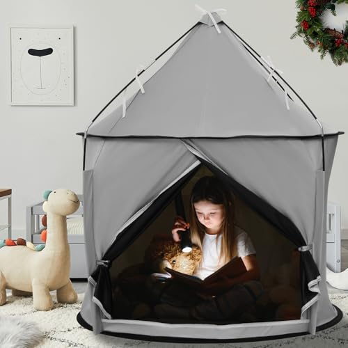 Sensorisches Zelt für Kinder mit Autismus, CPC-zertifiziert, Verdunkelungszelt für Kinder, beruhigendes Design, Erwachsene beruhigende Ecke, tragbar und einfach einzurichten, 99,1 x 99,1 x 114,3 cm Sensorisches Zelt für Kinder mit Autismus, CPC-zertifiziert, Verdunkelungszelt für Kinder, beruhigendes Design, Erwachsene beruhigende Ecke, tragbar und einfach einzurichten, 99,1 x 99,1 x 114,3 cm von knocloc