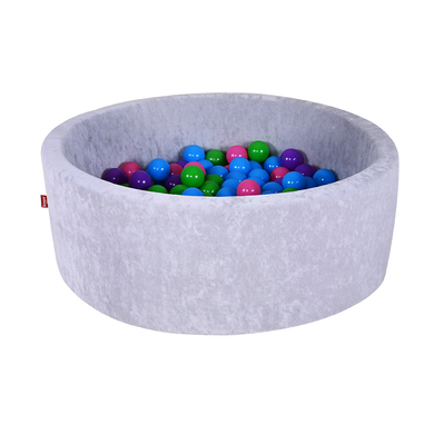knorr toys® Bällebad soft - Grey 300 balls softcolor von knorr toys®