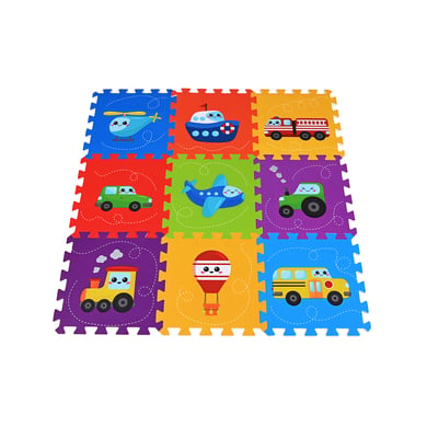 knorr toys® Puzzlematte Fahrzeuge, 9-teilig von knorr toys®