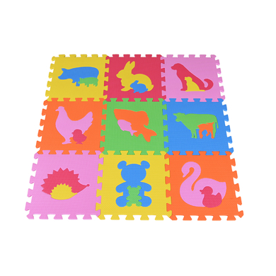 knorr toys® Puzzlematten Tiere, 9-teilig von knorr toys®