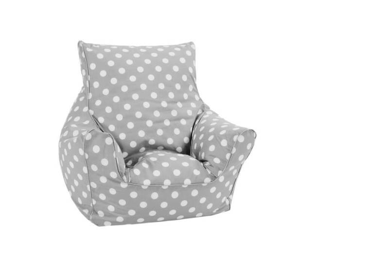 Kindersitzsack Dots grey von knorrtoys