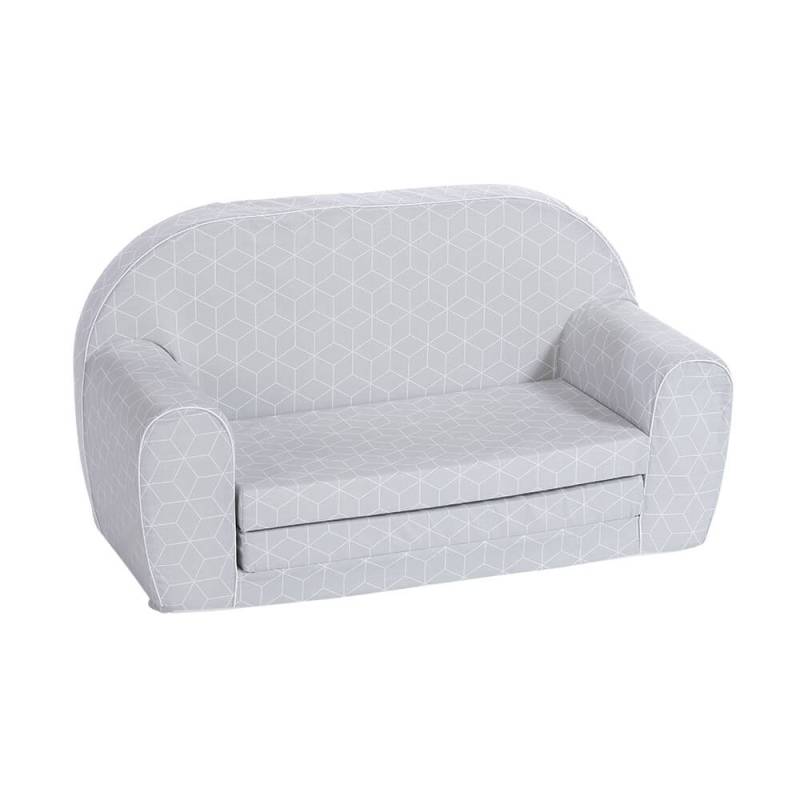 Kindersofa - "Geo cube grey" - Sofa für Kinder von knorrtoys