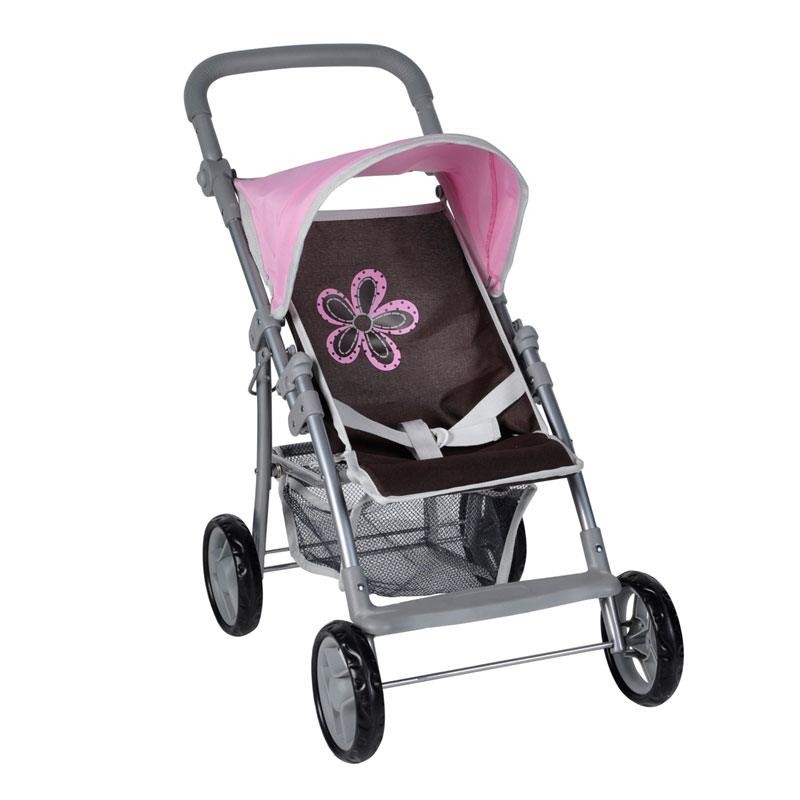 Puppenbuggy Liba brown flower Puppenbuggy Liba brown flower von knorrtoys