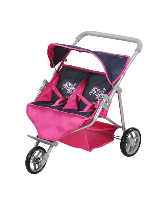 Zwillingspuppenwagen Duo, Diadem von knorrtoys