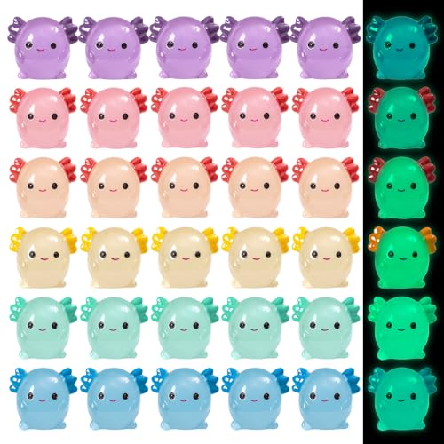 kodivenj 36 Stück Mini-Axolotls aus Kunstharz, 6 Farben, leuchtende kleine Kunststoff-Axolotl, leuchten im Dunkeln, Mini-Harz-Tiere für Puppenhaus Garten Mikrolandschaft Aquarium Zubehör kodivenj 36 Stück Mini-Axolotls aus Kunstharz, 6 Farben, leuchtende kleine Kunststoff-Axolotl, leuchten im Dunkeln, Mini-Harz-Tiere für Puppenhaus Garten Mikrolandschaft Aquarium Zubehör von kodivenj