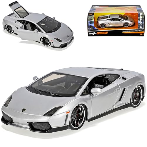 Maisto Lamborgihini Gallardo LP560-4 Coupe Silber Tuning 2003-2013 1/24 Modell Auto Maisto Lamborgihini Gallardo LP560-4 Coupe Silber Tuning 2003-2013 1/24 Modell Auto von koenig-tom