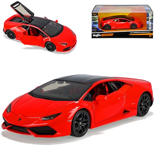 Maisto Lamborgihini Huracan Coupe LP610-4 Rot Orange Metallic Tuning 1/24 Modell Auto Maisto Lamborgihini Huracan Coupe LP610-4 Rot Orange Metallic Tuning 1/24 Modell Auto von koenig-tom