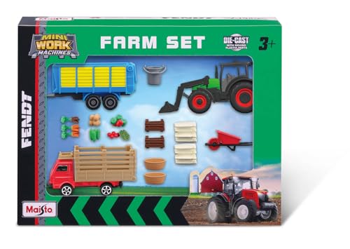 Maisto Mini Working Machines Farm Set New Holland - Unglaublich detaillierte Druckguss-Nachbildung Sammlermodell Maisto Mini Working Machines Farm Set New Holland - Unglaublich detaillierte Druckguss-Nachbildung Sammlermodell von koenig-tom
