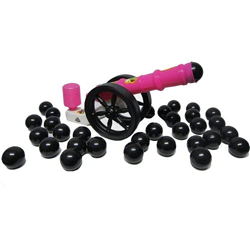 koenig-tom Kanone für Bällebad Bälle inklusive Bällen, Ballkonone,Tüv geprüft und Zertifiziert 2019 (Kanone Pussy schwarz) von koenig-tom