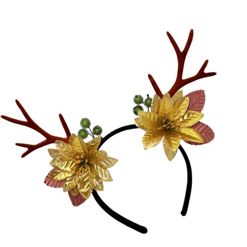 kokdid Geweih Blume Stirnband Weihnachten Kopfbedeckung Weihnachten Party Foto Requisiten Party Kopfbedeckung Cosplay Zubehör kokdid Geweih Blume Stirnband Weihnachten Kopfbedeckung Weihnachten Party Foto Requisiten Party Kopfbedeckung Cosplay Zubehör von kokdid