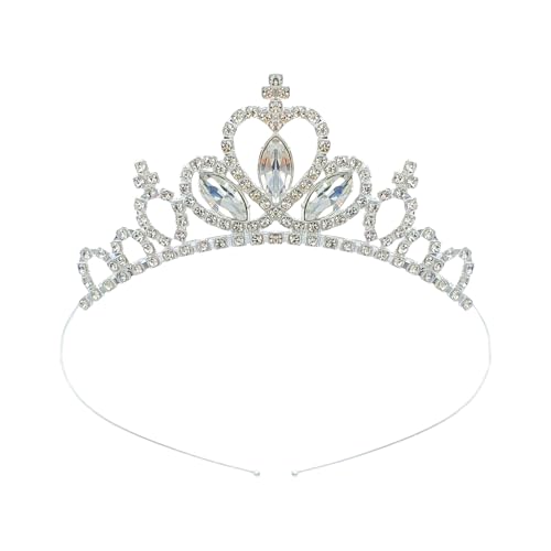 kokdid Queen Crowns Blingbling Stirnband Herz Kopfbedeckung glitzernde Foto-Requisiten Halloween Party Kopfbedeckung Cosplay Zubehör von kokdid
