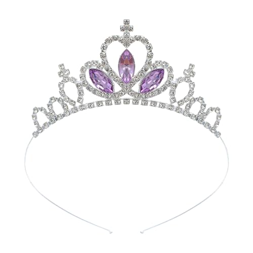 kokdid Queen Crowns Blingbling Stirnband Herz Kopfbedeckung glitzernde Foto-Requisiten Halloween Party Kopfbedeckung Cosplay Zubehör von kokdid