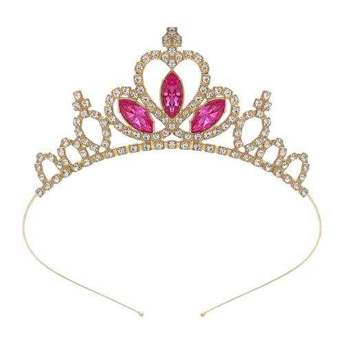 kokdid Queen Crowns Blingbling Stirnband Herz Kopfbedeckung glitzernde Foto-Requisiten Halloween Party Kopfbedeckung Cosplay Zubehör von kokdid