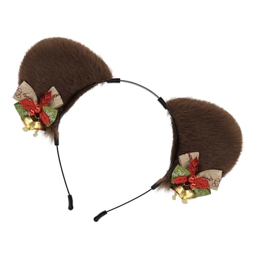 kokdid Stirnband Pelzige Ohren Pailletten Kopfbedeckung Weihnachten Party Foto Requisiten Party Kopfbedeckung Cosplay Zubehör kokdid Stirnband Pelzige Ohren Pailletten Kopfbedeckung Weihnachten Party Foto Requisiten Party Kopfbedeckung Cosplay Zubehör von kokdid