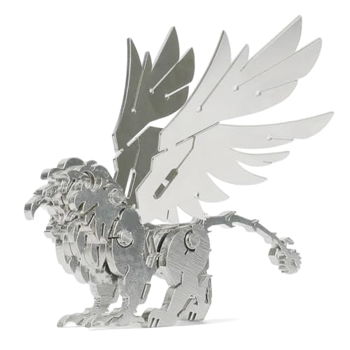 Kolotesame Mythischer Greif 3D-Metallpuzzle für Erwachsene, Adler-Löwe-Bausatz, Fantasy-Baufigur für Gamer oder als Metalldeko für den Schreibtisch Kolotesame Mythischer Greif 3D-Metallpuzzle für Erwachsene, Adler-Löwe-Bausatz, Fantasy-Baufigur für Gamer oder als Metalldeko für den Schreibtisch von kolotesame