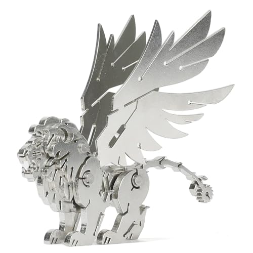 Kolotesame Mythischer Mantikor-Typ 3D-Metallpuzzle für Erwachsene, Löwen-Bausatz, Fantasy Baufigur für Gamer oder als Metalldeko für den Schreibtisch Kolotesame Mythischer Mantikor-Typ 3D-Metallpuzzle für Erwachsene, Löwen-Bausatz, Fantasy Baufigur für Gamer oder als Metalldeko für den Schreibtisch von kolotesame