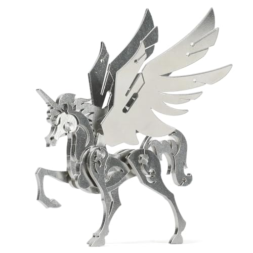 Kolotesame Mythisches Einhorn 3D-Metallpuzzle für Erwachsene, DIY-Tierskulptur 3D-Modellbausatz, immersives kreatives Baumodell, Kunstdeko für den Schreibtisch Kolotesame Mythisches Einhorn 3D-Metallpuzzle für Erwachsene, DIY-Tierskulptur 3D-Modellbausatz, immersives kreatives Baumodell, Kunstdeko für den Schreibtisch von kolotesame