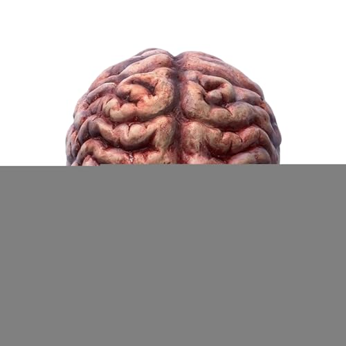 komsoup Großer Gehirn Hut | Verkleidung Hut - Realistische 3D Kostüm Accessoire Horror Cosplay Partyspaß für Damen Herren Erwachsene Geburtstage Gruselhaus Bühnenauftritt Komödie von komsoup