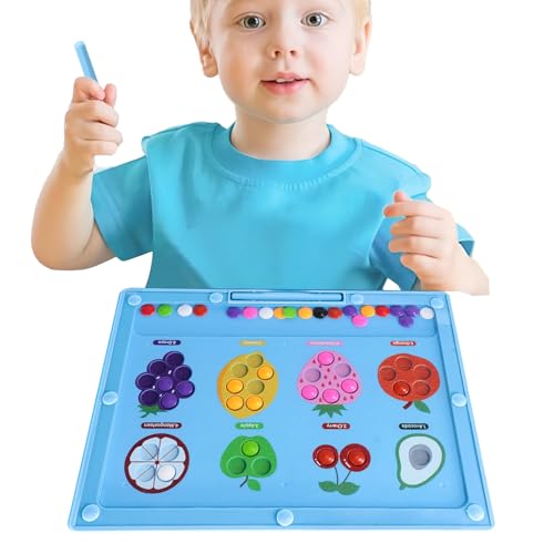 komsoup Magnetische Farbe und Zahlenlabyrinth, magnetisches Labyrinth | STEM Educational Sensory Games - Das Spiel der Fruchtfarbe Sortiert die Hand-Auge-Koordination, Feinmotorik für Kleinkindjungen komsoup Magnetische Farbe und Zahlenlabyrinth, magnetisches Labyrinth | STEM Educational Sensory Games - Das Spiel der Fruchtfarbe Sortiert die Hand-Auge-Koordination, Feinmotorik für Kleinkindjungen von komsoup