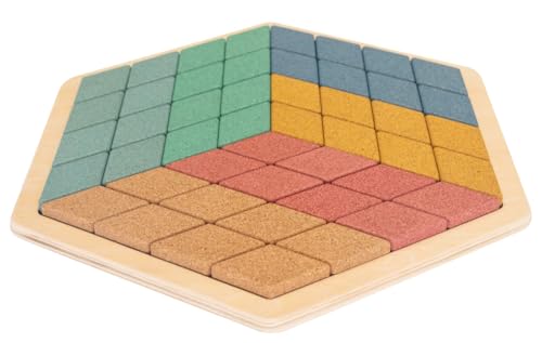 Korko Creative Colour Tiles: Fantasie und kognitive Entwicklung mit lebendigem Mosaik-Puzzle-Spaß! von Korko
