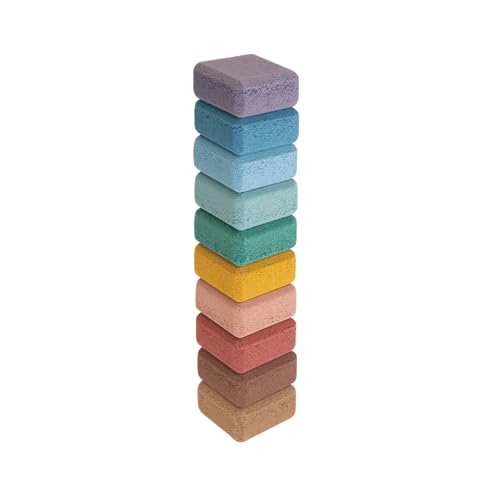 Korko Nature's Rainbow Entfache Kreativität und Lernabenteuer mit farbenfrohen Bauklötzen aus Kork! von Korko