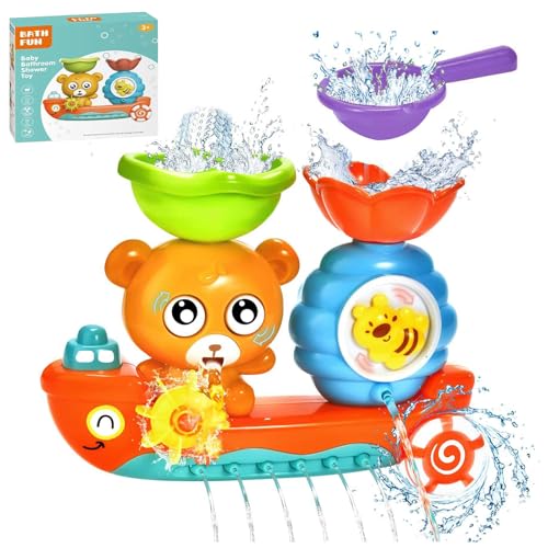Badewannenspielzeug ab 1 2 3 4 Jahre, Bär und Bee, Badespielzeug Baby ab 1 Jahr, Wasserspielzeug Kinder Badewanne, Badewanne Kinder Spielzeug für Jungen Mädchen Geburtstag Badewannenspielzeug ab 1 2 3 4 Jahre, Bär und Bee, Badespielzeug Baby ab 1 Jahr, Wasserspielzeug Kinder Badewanne, Badewanne Kinder Spielzeug für Jungen Mädchen Geburtstag von Korsaot