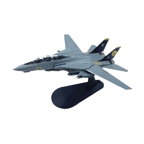 kowaku 1/100 F 14D Kampfflugzeugmodell, Legierungsflugzeugmodell, Sammlerstück, Geschenk, Druckgussflugzeug, Kampfflugzeugmodell für Schlafzimmer, Bar, von kowaku