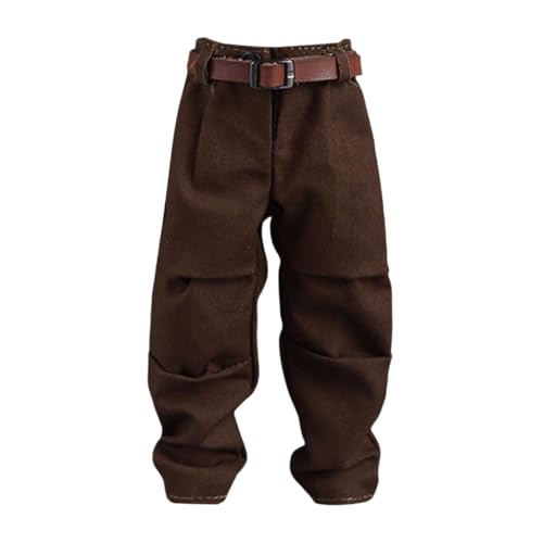 kowaku 1/12 Puppenhosen und Gürtelaktionsfiguren Kleidung für 6 Zoll männliche Actionfiguren verkleiden, Dunkelbraune Hose kowaku 1/12 Puppenhosen und Gürtelaktionsfiguren Kleidung für 6 Zoll männliche Actionfiguren verkleiden, Dunkelbraune Hose von kowaku