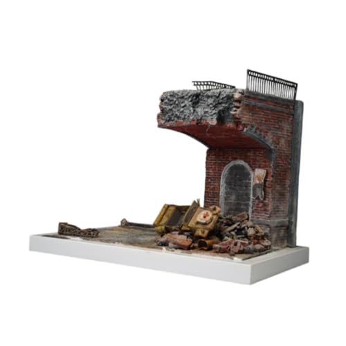 kowaku 1/35 Bridge Building Model Architecture Szene, Diorama DIY Layout -Landschaft, Micro Landschaft Display Sandtabelle Layout Requisite, Style A kowaku 1/35 Bridge Building Model Architecture Szene, Diorama DIY Layout -Landschaft, Micro Landschaft Display Sandtabelle Layout Requisite, Style A von kowaku