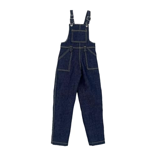 kowaku 1/6 Miniatur-Puppenhose für weibliche Puppen, Miniatur-Hose, Jeans-Overall für 12-Zoll-Actionfiguren , Blau kowaku 1/6 Miniatur-Puppenhose für weibliche Puppen, Miniatur-Hose, Jeans-Overall für 12-Zoll-Actionfiguren , Blau von kowaku