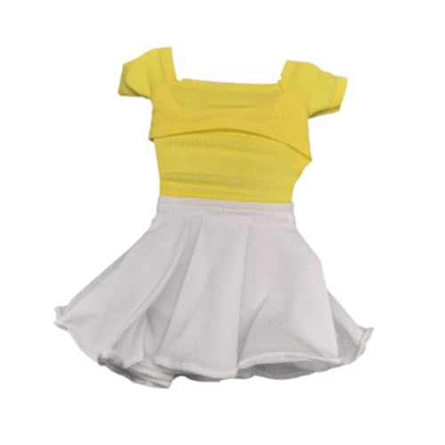 kowaku 1/6 -Skala Frauen -Anzug Anziehen Stylish Fashion Kostüm Outfit Accessoire, Gelb Weiss von kowaku