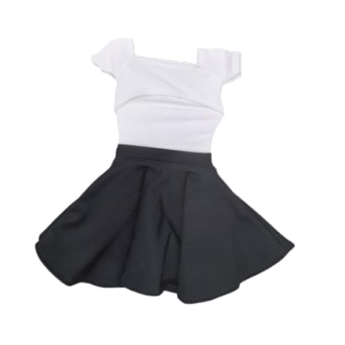 kowaku 1/6 -Skala Frauen -Anzug Anziehen Stylish Fashion Kostüm Outfit Accessoire, Weiß Schwarz von kowaku