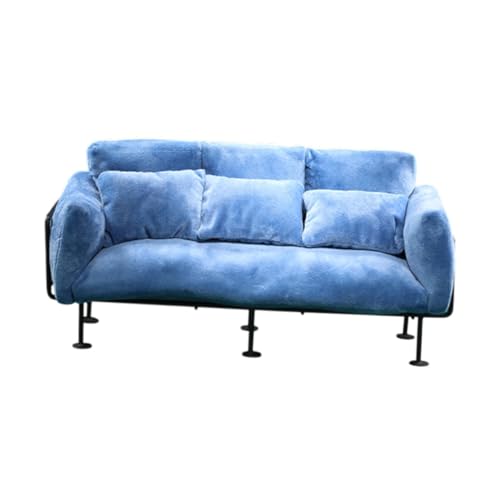 kowaku 1/6 Skala Wohnzimmer Sofa Dollhouse Decoration Doll House Accessoires Mini Sofa, Blau von kowaku