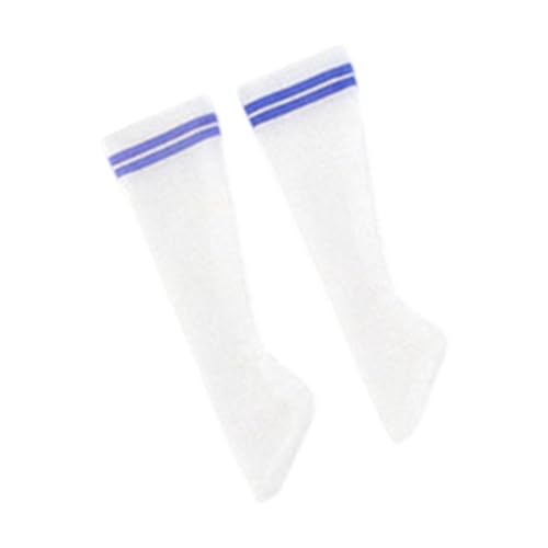 kowaku 1/6 -Wälde Socken Puppen Dress -up -Accessoire, Casual Tube - für 12 'Zoll weibliche Puppe, Actionfiguren, Blau von kowaku