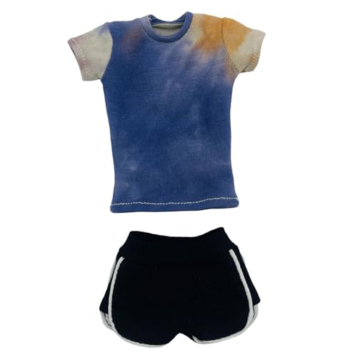 kowaku 1/6 kurzarmes Hemd mit Wanderhosen, Retro -Laufshorts Sommertops für 12 -Zoll -Kleiderzubehör, Blau kowaku 1/6 kurzarmes Hemd mit Wanderhosen, Retro -Laufshorts Sommertops für 12 -Zoll -Kleiderzubehör, Blau von kowaku