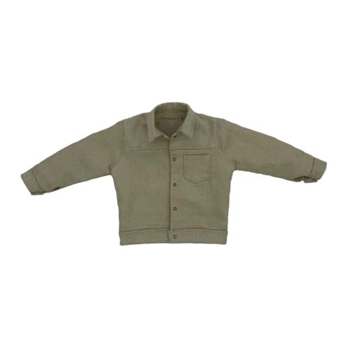 kowaku 1/6 männliche Figur Mantel Puppenzubehör Handgemachte Puppenjacke Mini für 12inch männliche Figur, Khaki kowaku 1/6 männliche Figur Mantel Puppenzubehör Handgemachte Puppenjacke Mini für 12inch männliche Figur, Khaki von kowaku