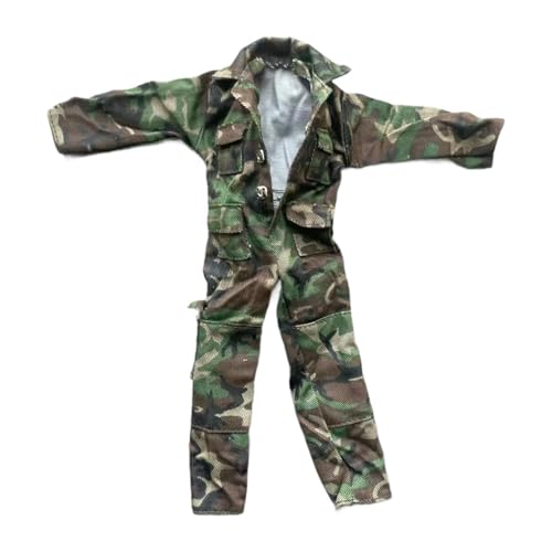 kowaku 1/6 männliches Overallkostüm, handgefertigte Puppenkleidung, Miniaturkleidung für 12 "Puppenmodell von kowaku