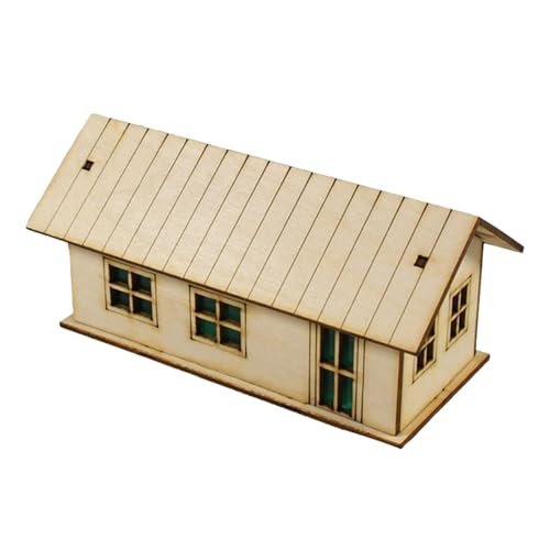 kowaku 1/64 1/60 Miniatur-Haus aus, Dekorationszubehör, 3D-Kollektion, fertiges DIY-Gebäude als Geschenk, Mikrolandschaft, für Jugendliche und, Style E von kowaku